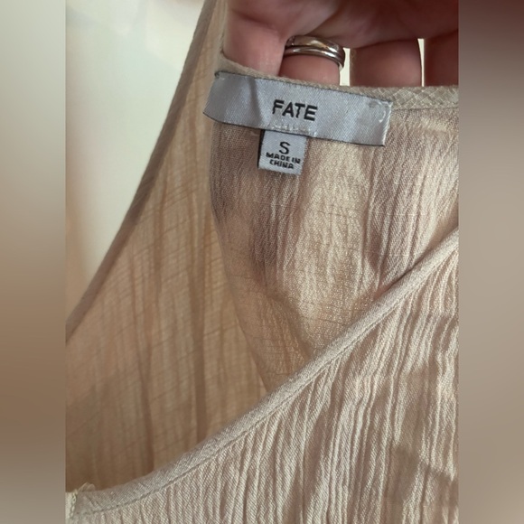 Pink Ombre Tiered Maxi Dress Cover Up Fate Size Small - Picture 2 of 6